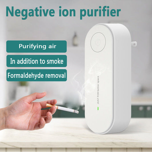 Mini Portable Anion USB Air Purifier - Quiet lionizer for Desk & Car